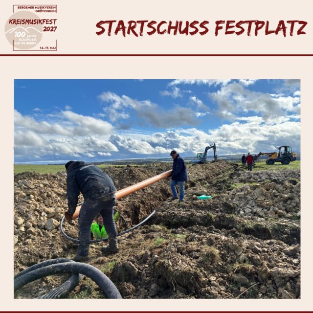 Und weiter geht's! 👷🏼♂️
Am 2. Tag hat etwas besseres Wetter unsere fleißigen Arbeiter an den entstehenden Frisch- und Abwasseranlagen begleitet.
Step by Step, Rohr für Rohr. ;)